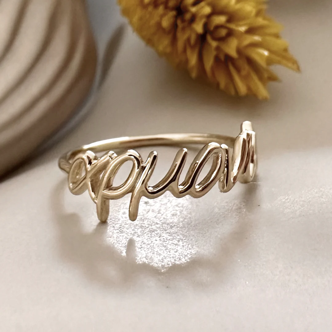 14K Gold “αρμονία” Ring - Image 4