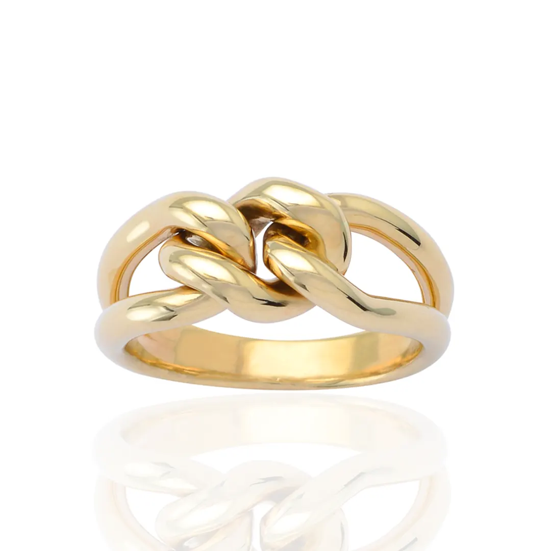 14K Gold Knot Ring - Image 3