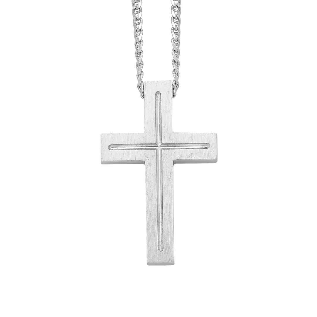 Hallmarked Gold Cross Pendant