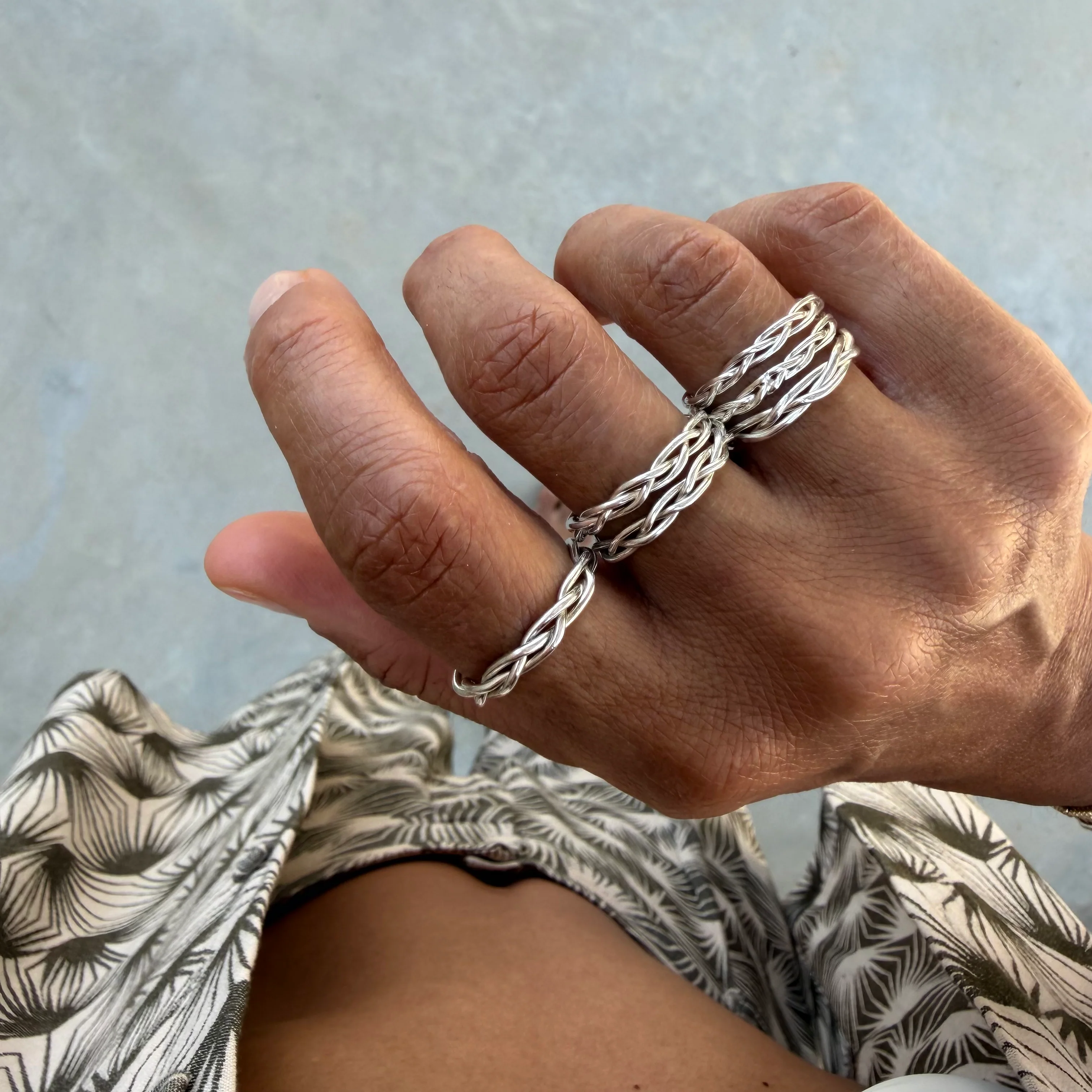 Silver Braid Ring - Image 10