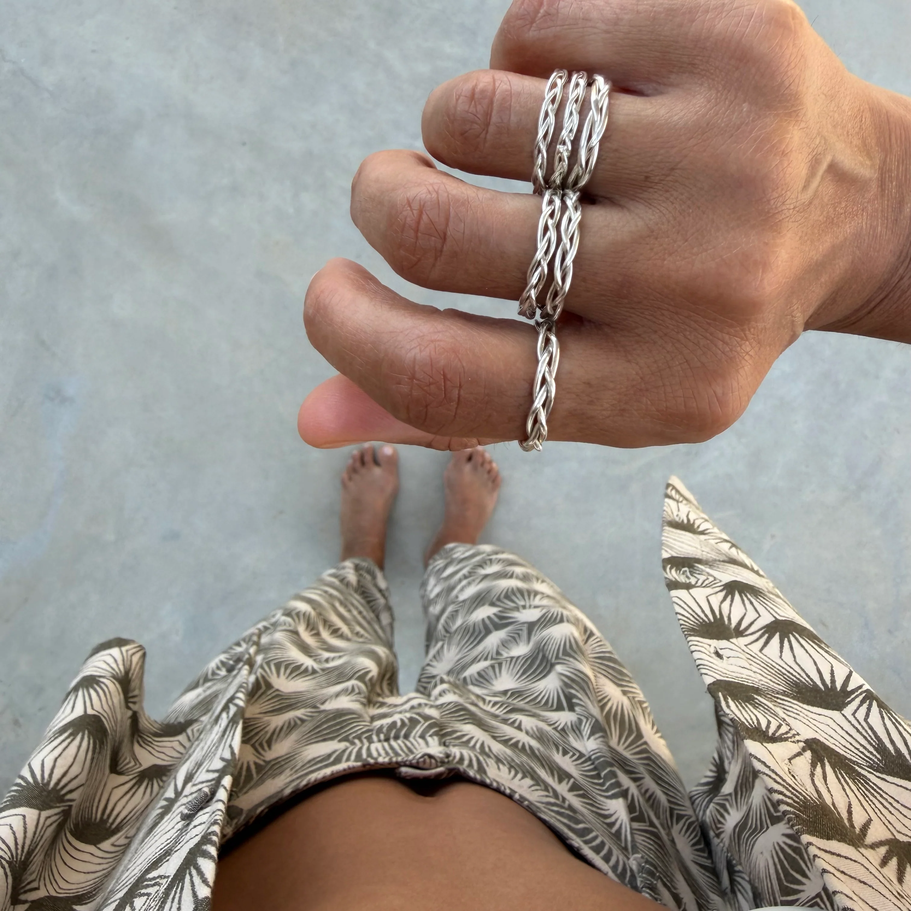Silver Braid Ring - Image 9