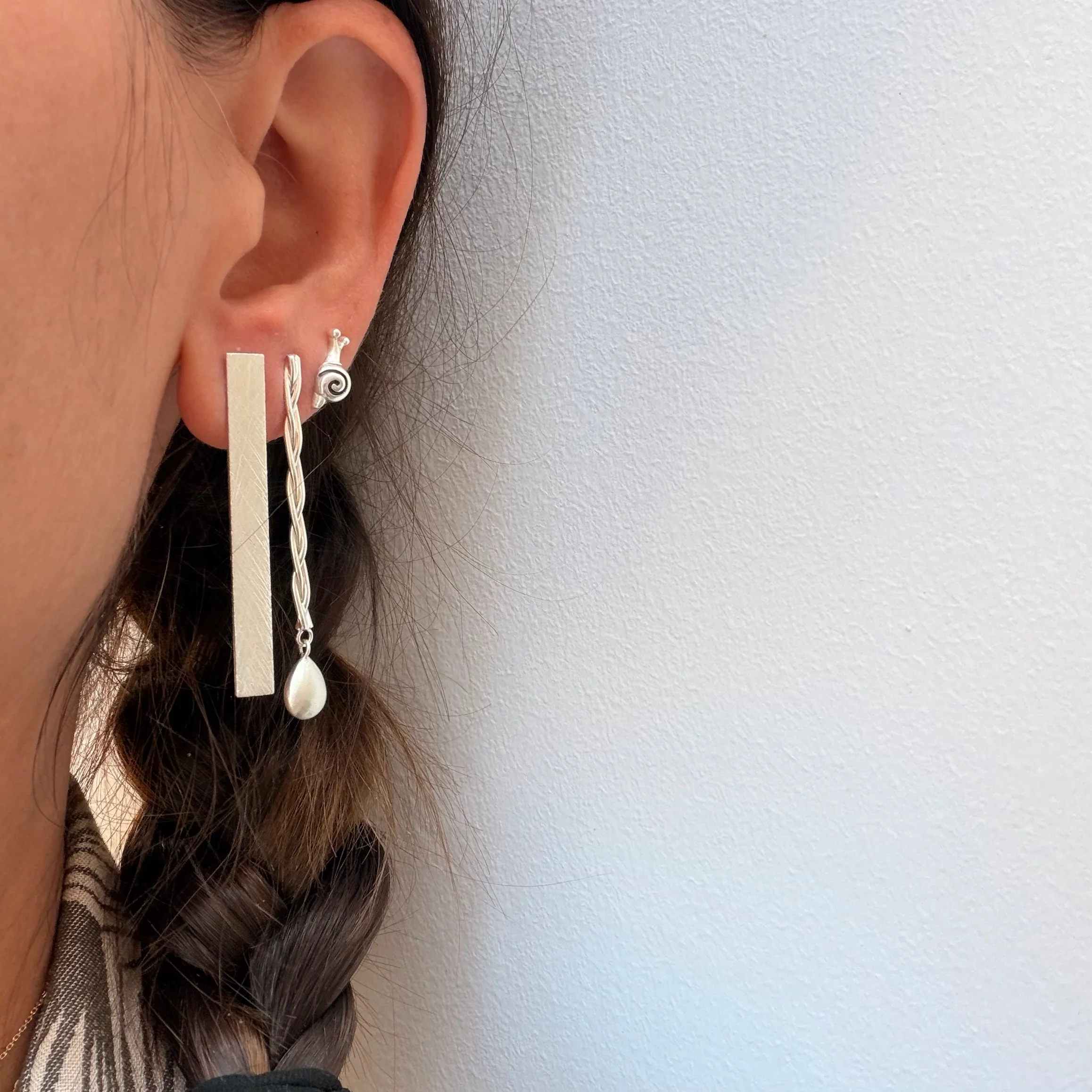Silver Snail Studs - Image 3