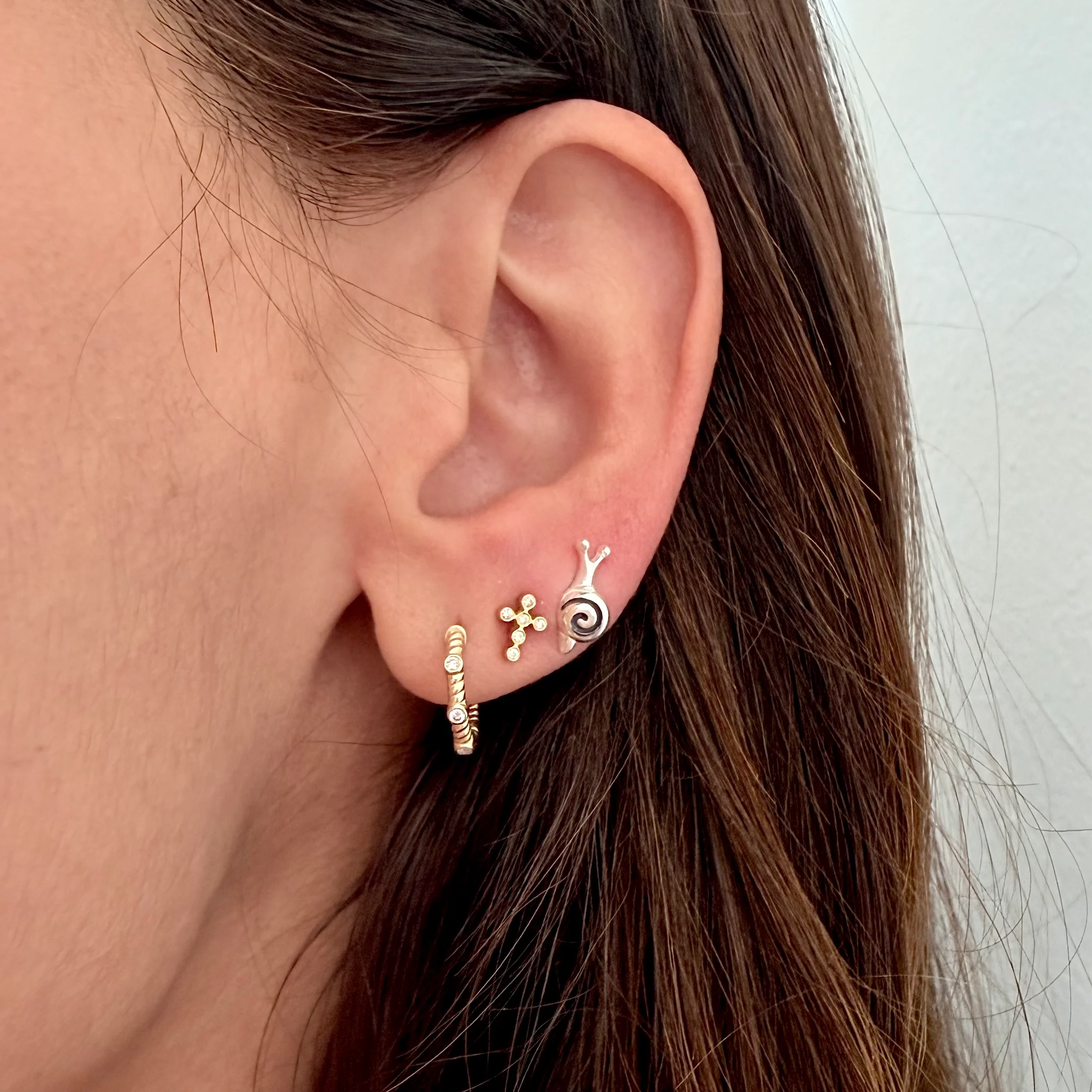 Silver Snail Studs - Image 6
