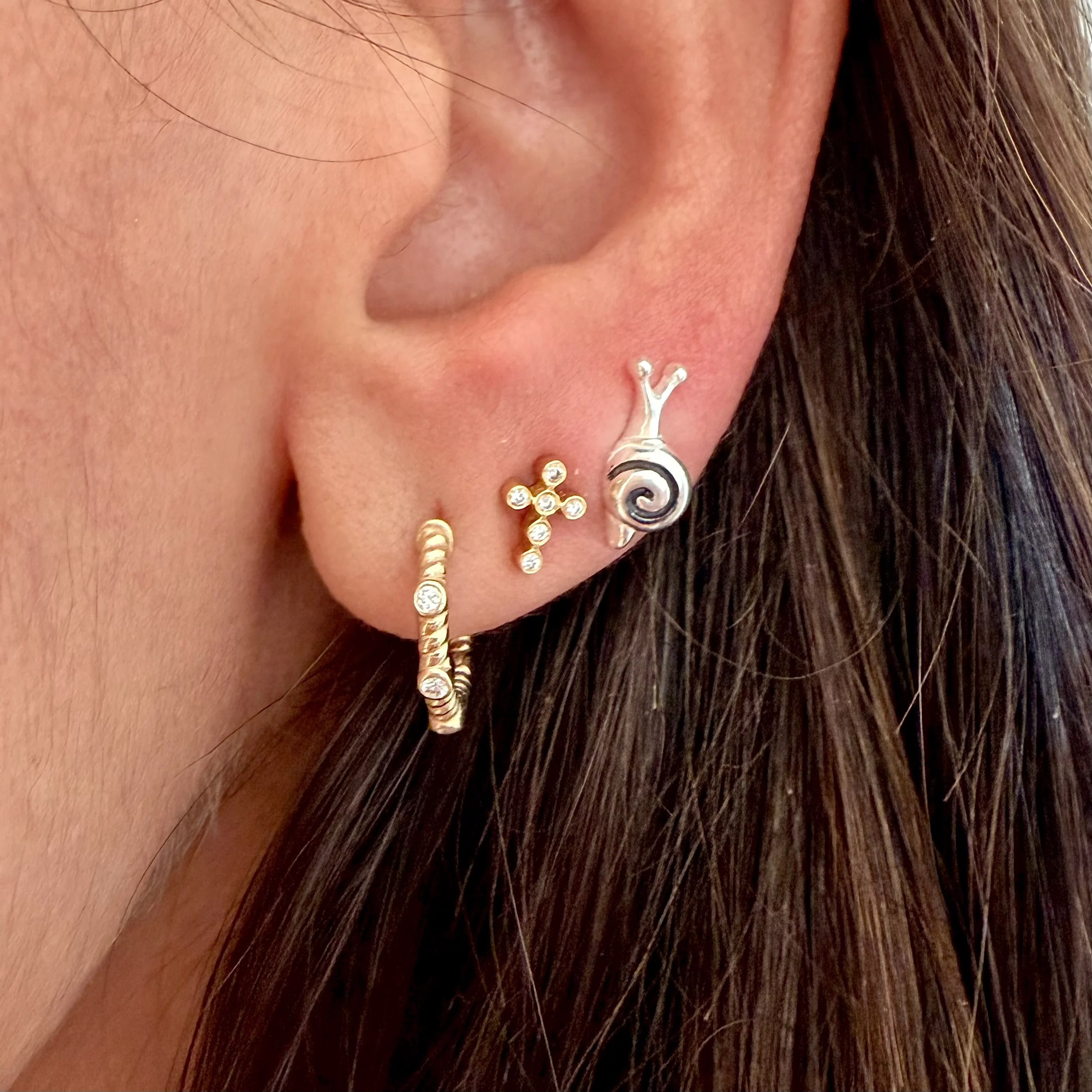 Silver Snail Studs - Image 7